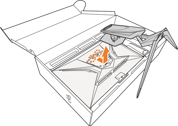 GIGABYTE - AORUS FI32Q - Εγκατάσταση ενός Βραχίονα Επιτοίχιας Στήριξης (Προαιρετικό) - Βήμα 2 Εγκατάσταση ενός Βραχίονα Επιτοίχιας Στήριξης (Προαιρετικό) - Βήμα 2