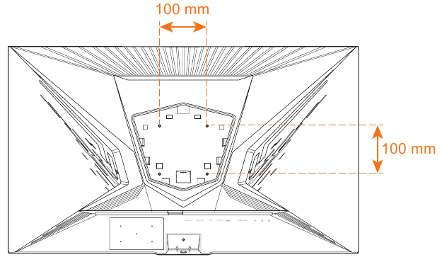 GIGABYTE - AORUS FI32Q - Εγκατάσταση ενός Βραχίονα Επιτοίχιας Στήριξης (Προαιρετικό) - Βήμα 3 Εγκατάσταση ενός Βραχίονα Επιτοίχιας Στήριξης (Προαιρετικό) - Βήμα 3