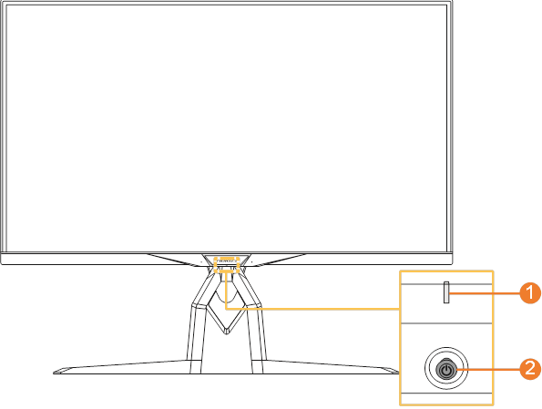 GIGABYTE - AORUS FI32Q - Επισκόπηση Προϊόντος - Μπροστινή Όψη Επισκόπηση Προϊόντος - Μπροστινή Όψη