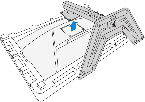 GIGABYTE - G32QC A - Εγκατάσταση βραχίονα επιτοίχιας στήριξης - Βήμα 2 Εγκατάσταση βραχίονα επιτοίχιας στήριξης - Βήμα 2