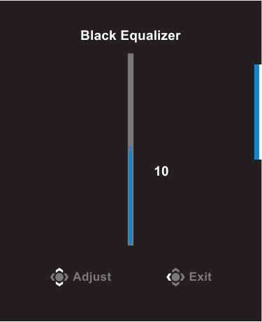 GIGABYTE - G32QC A - Γρήγορο Μενού - Μενού Black Equalizer Γρήγορο Μενού - Μενού Black Equalizer