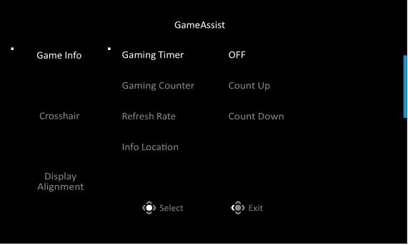 GIGABYTE - G27FC A - Βοήθεια παιχνιδιού - Βήμα 1 Game Assist - Βήμα 1