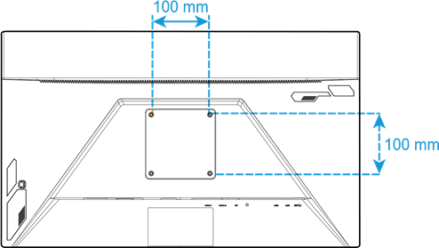 GIGABYTE - G27FC A - Εγκατάσταση βραχίονα επιτοίχιας στήριξης - Βήμα 3 Εγκατάσταση βραχίονα επιτοίχιας στήριξης - Βήμα 3
