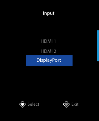 GIGABYTE - G27FC A - Επιλογή της πηγής εισόδου Επιλογή της πηγής εισόδου