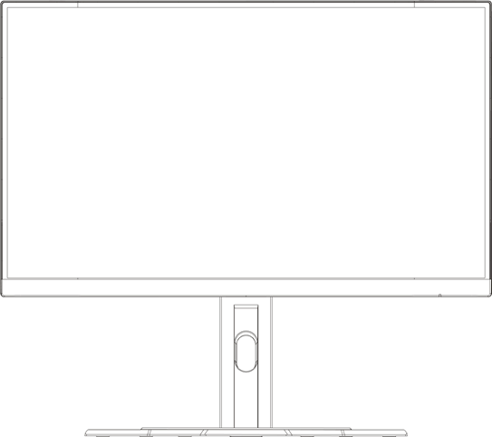 GIGABYTE - G27QC A - Lift the monitor Ανασηκώστε την οθόνη