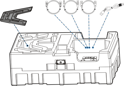 GIGABYTE - G27QC A - Unpacking - Step 3 Αποσυσκευασία - Βήμα 3