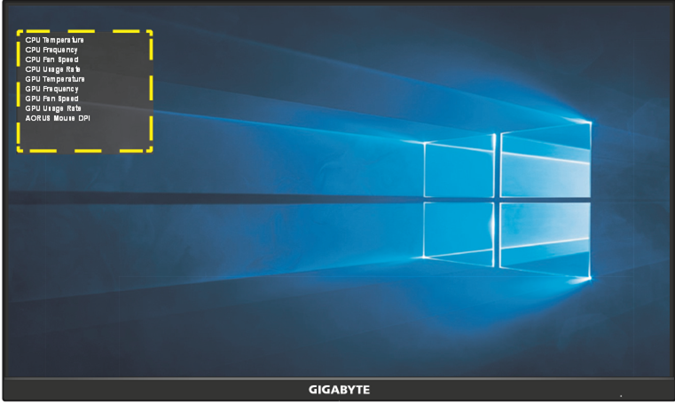 GIGABYTE - M27Q - Οδηγός Πλήκτρων Λειτουργιών - Game Assist - Βήμα 4 Οδηγός Πλήκτρων Λειτουργιών - Game Assist - Βήμα 4