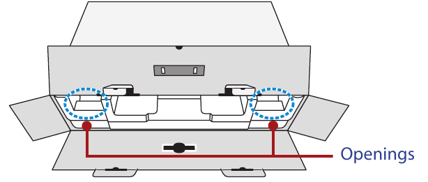 GIGABYTE - M27Q - Unpacking - Step 2 Αποσυσκευασία - Βήμα 2