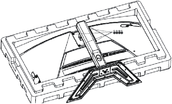 GIGABYTE - G34WQC A - Εγκατάσταση βραχίονα επιτοίχιας τοποθέτησης - Βήμα 1 Εγκατάσταση βραχίονα επιτοίχιας τοποθέτησης - Βήμα 1