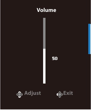 GIGABYTE - G34WQC A - Γρήγορο μενού - Μενού έντασης ήχου Γρήγορο μενού - Μενού έντασης ήχου