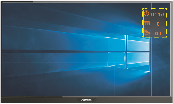 GIGABYTE - AORUS FI25F - Οδηγός πλήκτρων λειτουργιών - Game Assist - Βήμα 2 Οδηγός πλήκτρων λειτουργιών - Game Assist - Βήμα 2