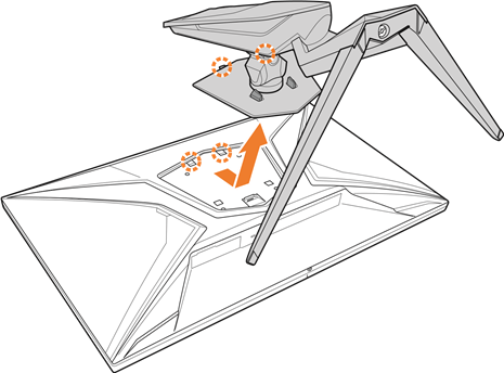 GIGABYTE - AORUS FI25F - Εγκατάσταση Βραχίονα Επιτοίχιας Στήριξης (Προαιρετικό) - Βήμα 2 Εγκατάσταση Βραχίονα Επιτοίχιας Στήριξης (Προαιρετικό) - Βήμα 2