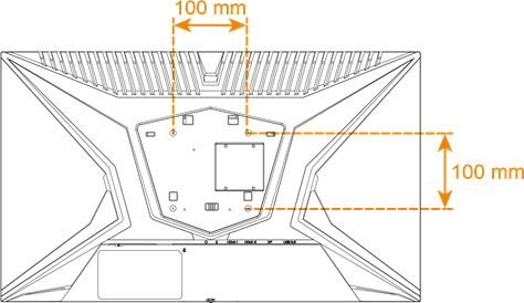 GIGABYTE - AORUS KD25F - Installing a Wall-Mount Bracket (Optional) - Step 3 Εγκατάσταση Βραχίονα Επιτοίχιας Στήριξης (Προαιρετικό) - Βήμα 3