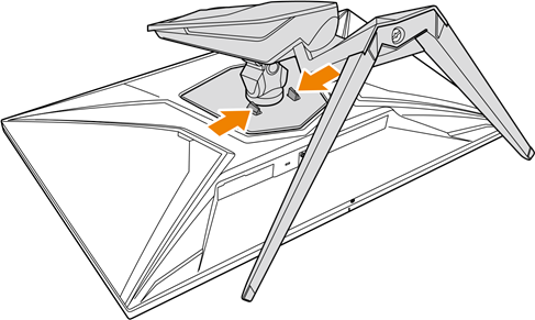 GIGABYTE - AORUS KD25F - Installing a Wall-Mount Bracket (Optional) - Step 1 Εγκατάσταση Βραχίονα Επιτοίχιας Στήριξης (Προαιρετικό) - Βήμα 1