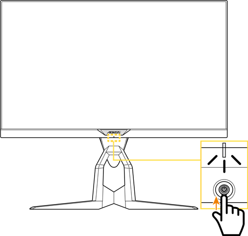 GIGABYTE - AORUS KD25F - Power On Ενεργοποίηση