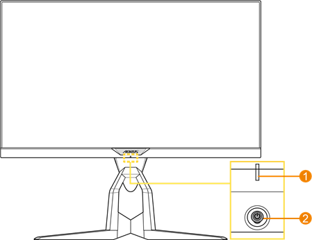 GIGABYTE - AORUS KD25F - Product Overview - Front View Επισκόπηση Προϊόντος - Μπροστινή Όψη