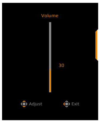 GIGABYTE - AORUS KD25F - Quick Menu - Hot Key - Step 3 Quick Menu - Hot Key - Step 3
