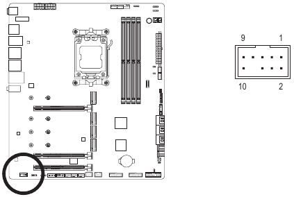 GIGABYTE - X670E AORUS XTREME - Επισκόπηση Εσωτερικών Συνδετήρων - Μέρος 11 Επισκόπηση Εσωτερικών Συνδετήρων - Μέρος 11
