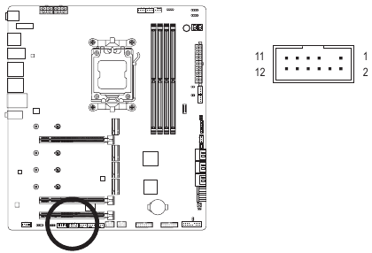 GIGABYTE - X670E AORUS XTREME - Επισκόπηση Εσωτερικών Συνδετήρων - Μέρος 15 Επισκόπηση Εσωτερικών Συνδετήρων - Μέρος 15