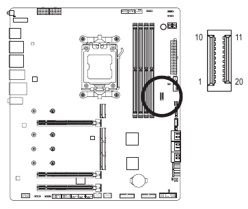 GIGABYTE - X670E AORUS MASTER - F_U320G F_U320G