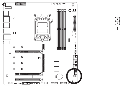 GIGABYTE - X670E AORUS MASTER - RST (Βραχυκυκλωτήρας επαναφοράς) RST (Βραχυκυκλωτήρας επαναφοράς)