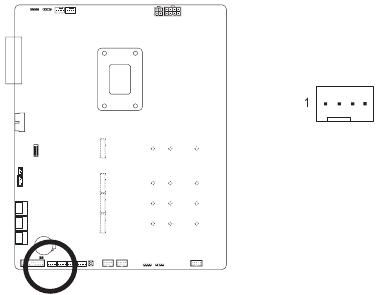 GIGABYTE - Z690 A ELITE STEALTH - Σύνδεση Ανεμιστήρα Συστήματος Σύνδεση Ανεμιστήρα Συστήματος