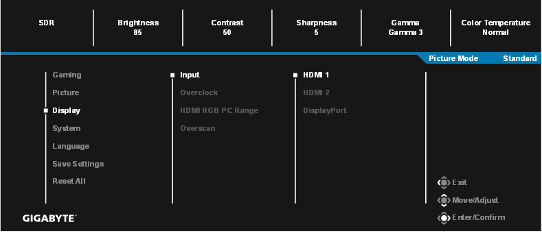 GIGABYTE - G24F - Display Οθόνη