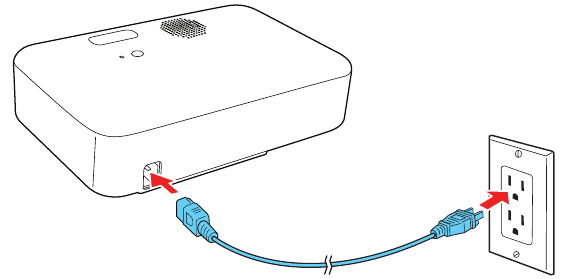 Epson - CO-FH02 - Uskunangizni yoqing - 1-qadam Uskunangizni yoqing - 1-qadam