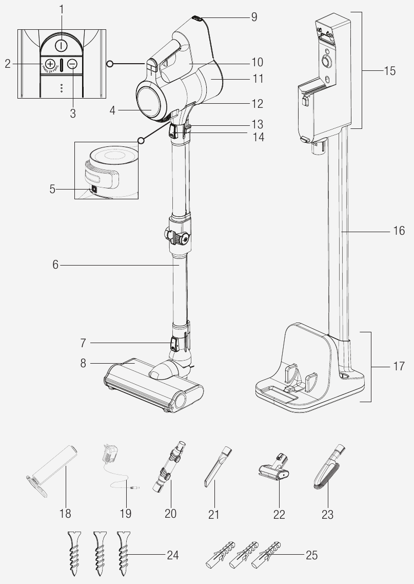 Beko - VRT 95929 VI - Kontrole i komponente Kontrole i komponente