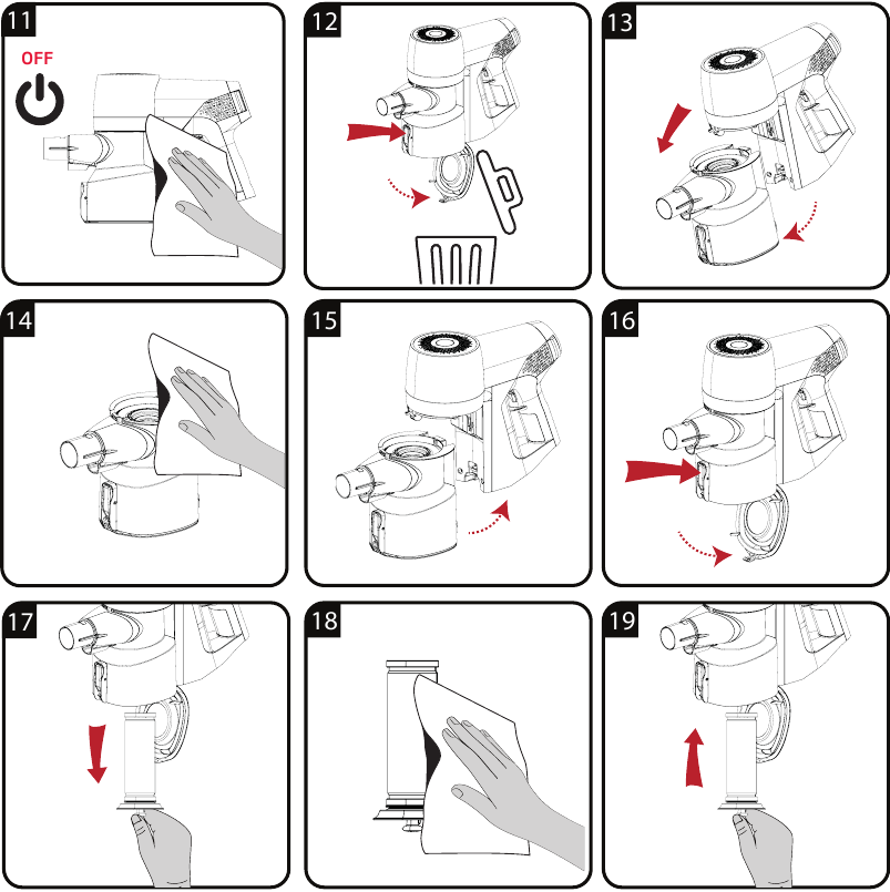 Beko - VRX 221 DR - Čišćenje i njega - 1. dio Čišćenje i njega - 1. dio