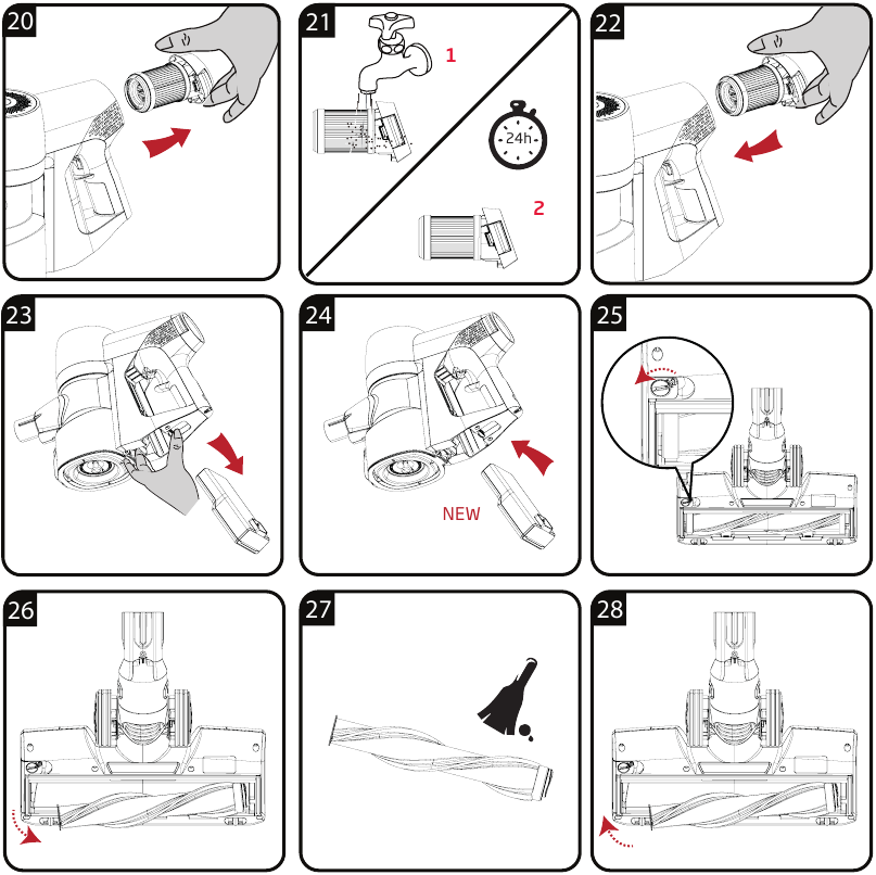 Beko - VRX 221 DR - Čišćenje i njega - 2. dio Čišćenje i njega - 2. dio