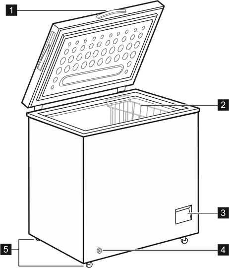 Zanussi - ZCAN26FW1 - LAITTEEN KUVAUS LAITTEEN KUVAUS