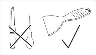 Zanussi - ZCAN26FW1 - SCRAPING OFF THE FROST - Step 1 HUURTEEN POISTAMINEN - Vaihe 1