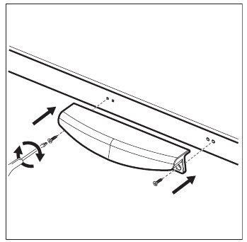 Zanussi - ZCAN20FW1 - INSTRUKCJA MONTAŻU UCHWYTU INSTRUKCJA MONTAŻU UCHWYTU