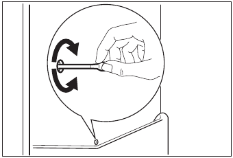 Zanussi - ZNNN18ES3 - Nettoyage du trou d'évacuation de l'eau de dégivrage Nettoyage du trou d'évacuation de l'eau de dégivrage