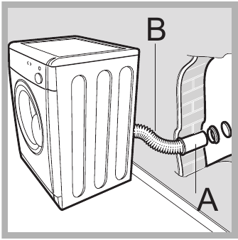 Indesit - IDV 75 - Wall ventilation hole Wall ventilation hole