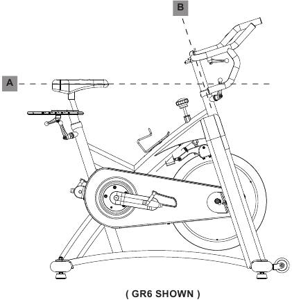 Horizon Fitness - GR3 - LAITTEEN SÄÄTÄMINEN - OHJAUSTANGON SÄÄTÖ LAITTEEN SÄÄTÄMINEN - OHJAUSTANGON SÄÄTÖ
