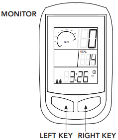 Horizon Fitness - IC7.9 - KONSOLE NÄYTTÖ KONSOLE NÄYTTÖ