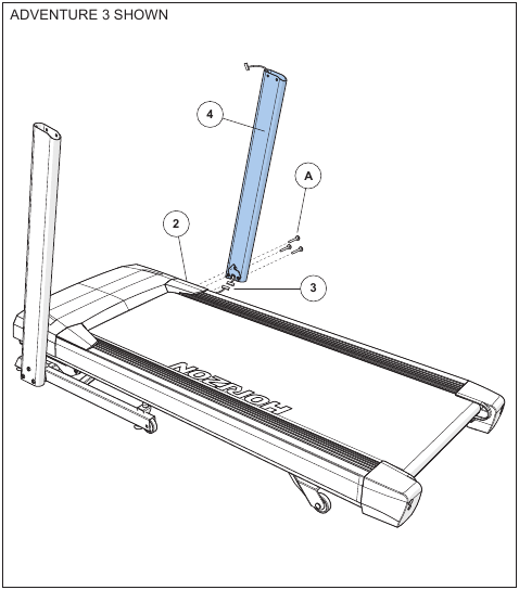 Horizon Fitness - ADVENTURE 3 - ENSAMBLAJE - PASO 2 ENSAMBLAJE - PASO 2