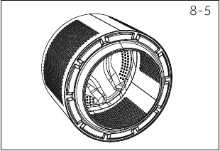Haier - HW80-B14979 - Pleje og rengøring - Rengøring af tromlen Pleje og rengøring - Rengøring af tromlen