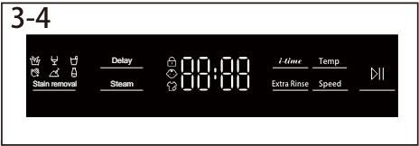 Haier - HW80-B14979 - Kontrolpanel - Display Kontrolpanel - Display