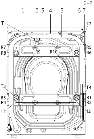 Haier - HW80-B14979 - Produktbeskrivelse - Bagside Produktbeskrivelse - Bagside