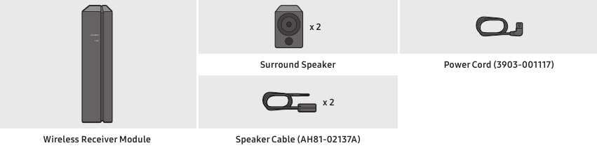 SET i altoparlantit rrethues pa tela (PS-RQ910D)