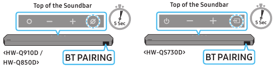 Samsung - HW-Q910D - Lidhja e një pajisjeje mobile - Metoda 1 - Hapi 2 Lidhja e një pajisjeje mobile - Metoda 1 - Hapi 2
