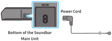 Samsung - HW-Q910D - Lidhja - Hapi 1 - Lidheni kordonin e energjisë Lidhja - Hapi 1 - Lidheni kordonin e energjisë