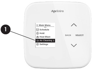 Aprilaire - S84N 1H1C - VOQEALARGA ASOSLANGAN HAVONI TOZALASH - 1-qadam VOQEALARGA ASOSLANGAN HAVONI TOZALASH - 1-qadam