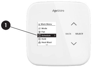 Aprilaire - S84N 1H1C - DASTUR JADVALLARINI O'ZGARTIRISH DASTUR JADVALLARINI O'ZGARTIRISH
