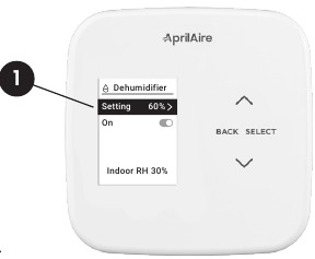 Aprilaire - S86N MU - STEROWANIE OSUSZACZEM STEROWANIE OSUSZACZEM
