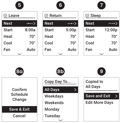 Aprilaire - S86N MU - JAK MODYFIKOWAĆ HARMONOGRAMY PROGRAMU - Część 2 JAK MODYFIKOWAĆ HARMONOGRAMY PROGRAMU - Część 2
