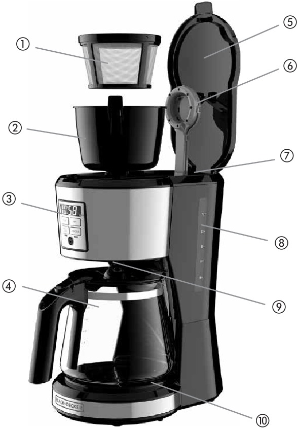 Black & Decker - CM1231BC - NJOHJA ME PRODUKTIN TUAJ NJOHJA ME PRODUKTIN TUAJ